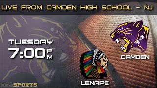 LENAPE VS CAMDEN HIGH BASKETBALL  TUES JAN 4TH [upl. by Heintz]