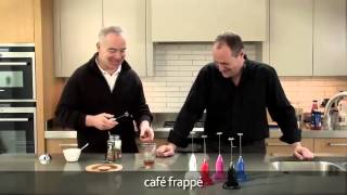 How to make a frappé coffee using an aerolatte milk frother [upl. by Roer928]