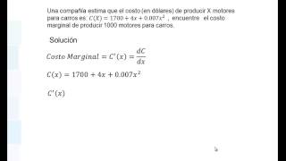 Costo marginal [upl. by Saalocin610]