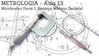 METROLOGIA  Aula 13 Micrômetro Parte 1 Sistema Métrico Decimal [upl. by Blanc477]