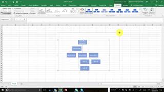 Crear un organigrama en Excel 2016 [upl. by Younglove]