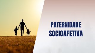 Paternidade socioafetiva [upl. by Yelssew248]