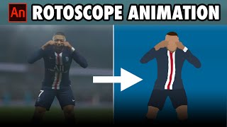 How to make Animated GOAL CELEBRATIONS  Adobe Animate Rotoscoping Tutorial  Elliano [upl. by Celine898]