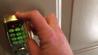 Gatehouse  Schlage electronic keypad deadbolt install demo DIY [upl. by Adnolor560]