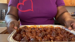 HOW TO COOK MEATBALLS WITH SWEET BABY RAY’S BBQ SAUCE [upl. by Ernesto]