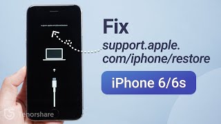 How to Fix iPhone 66s supportapplecomiphonerestore No Data Loss [upl. by Lem]