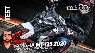 YAMAHA MT125 2020  BABY MT09  I TEST MOTORLIVE [upl. by Uhn]