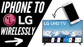 How To Connect iPhone to LG TV Wirelessly [upl. by Aneele]