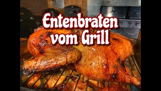 Entenbraten vom Grill mit Sauce  Westmünsterland BBQ [upl. by Bryon4]