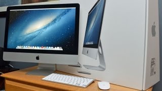 New Apple iMac 2012 215quot Unboxing amp Demo [upl. by Nyrb487]