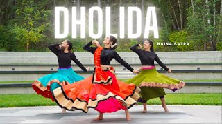 DHOLIDA Navratri Dance Cover  Naina Batra  Loveyatri [upl. by Lyrac]