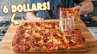 Giant Homemade Pizza For 6 Dollars  But Cheaper [upl. by Grenville]