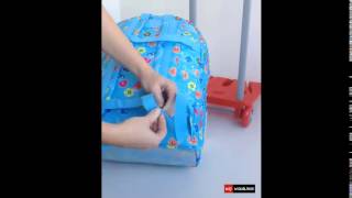 Como poner una mochila a un trolley  MIQUELRIUS 2015 [upl. by Jt]