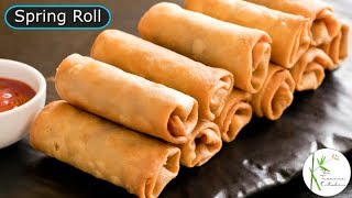 Veg Spring Roll amp Sheet Recipe  Spring Roll Sheet Recipe  Easy Spring Roll  The Terrace Kitchen [upl. by Nyraf985]