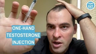 One Handed Testosterone Gluteal Injection [upl. by Richara454]