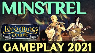 LOTRO Minstrel Gameplay 2021  All Specializations Lord of the Rings Online [upl. by Darsie986]