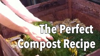 The Perfect Compost Recipe  How to Get Your Compost Heap Cooking [upl. by Jc]