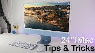 How to use 24quot iMac M1  TipsTricks [upl. by Corotto]