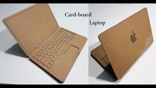 How to Make A laptop with Cardboard  Apple laptop [upl. by Ramar]