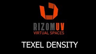 RizomUV texel density [upl. by Aninotna75]