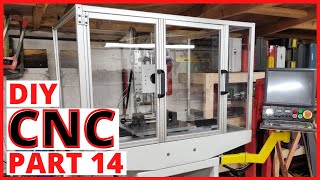 DIY CNC Milling Machine Build Part 14 Building a CNC enclosure with 3030 aluminium extrusion [upl. by Rehtnug]