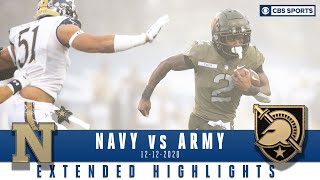 Navy Midshipmen vs Army Black Knights Extended Highlights  CBS Sports HQ [upl. by Annamaria]