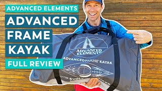 Advanced Elements  Advanced Frame Kayak  Gear Test and FULL Review [upl. by Akinej]