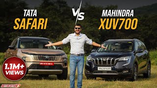 Tata Safari vs Mahindra XUV700 Comparison [upl. by Laith]