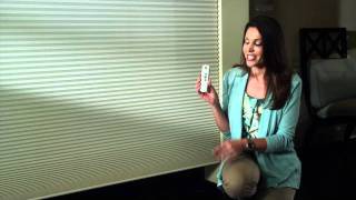 Somfy Adjusting Motorized Cellular Shades [upl. by Eniledgam]