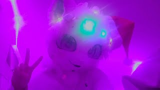 FURRY ASMR Christmas Woo Hoo I am so happy about this information nom closeup yap [upl. by Dix]