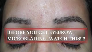 EYEBROW MICROBLADING HEALING PROCESS amp DETAILS FROM DAY 1 TO WEEK 6 [upl. by Acima366]