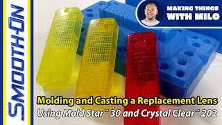 How to Create a Replacement Tail Light  Moldmaking and Clear Casting Resin Demonstration [upl. by Kcinomod822]