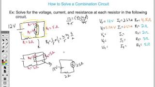 How to Solve a Combination Circuit Easy [upl. by Niwrek714]