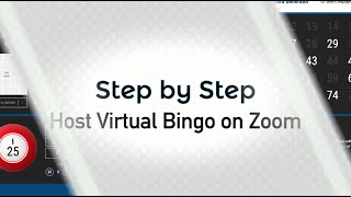 StepbyStep How to Host Virtual Bingo on Zoom [upl. by Shanan]