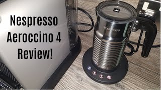 Nespresso Aeroccino 4 Milk Frother Review  Worth upgrading from the Aeroccino 3 [upl. by Orr]