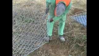 Gabion Installation Video [upl. by Viens]