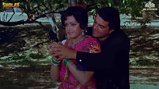 Dharmendra Teaching Shooting To Hema Malini  Comedy Scene  Sholay Hindi Movie [upl. by Trebeh]