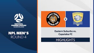 NPL Mens R4  Eastern Suburbs vs Capalaba FC Highlights [upl. by Etom41]