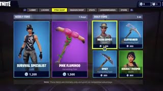 Fortnite Season 1 Shopping Spree Skull Trooper Ghoul Trooper Renegade Raider Recon Expert [upl. by Rivers]