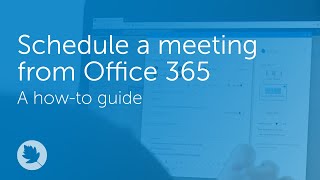 Schedule a meeting from Office 365  Howto [upl. by Sedicla941]