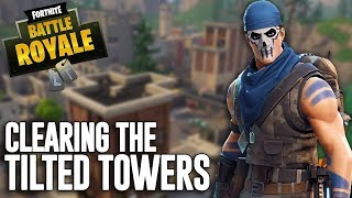 Clearing The Tilted Towers Fortnite Battle Royale Gameplay  Ninja [upl. by Rycca316]