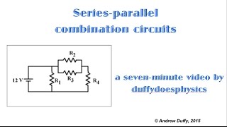 Seriesparallel combination circuits [upl. by Einna197]