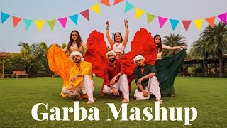 Garba Mashup  2020  Navratri  Moti Veraana  Vaagyo Re Dhol  Dakla  Easy  Group Dance  DNS [upl. by Samara]