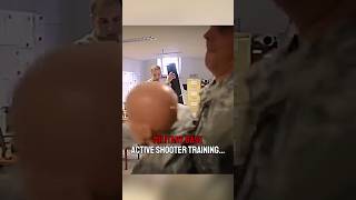 Military base active shooter scenario training‼️🤯 military army combat war [upl. by Murrah]