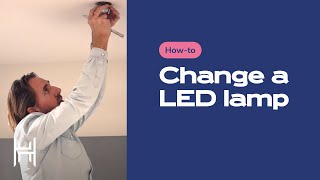 How to change a broken LED lamp Studio maintenance [upl. by Akeimahs528]