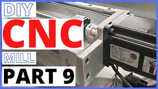 DIY CNC Milling Machine Build Part 9 NEMA34 Hybrid Stepper Motor XAxis bracket [upl. by Mchenry]