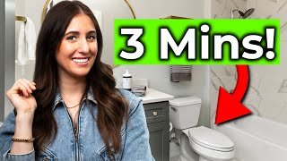 How To Clean A Toilet in 3 Minutes Clean My Space [upl. by Ive]