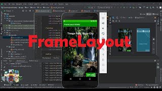 Android Studio  FrameLayout [upl. by Deidre58]