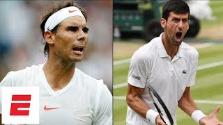 Wimbledon 2018 Highlights Novak Djokovic beats Rafael Nadal in epic 2day semifinal  ESPN [upl. by Eneg628]