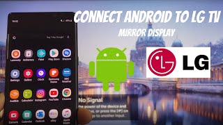 Connect Android To LG Smart TV 2021 [upl. by Einafats]